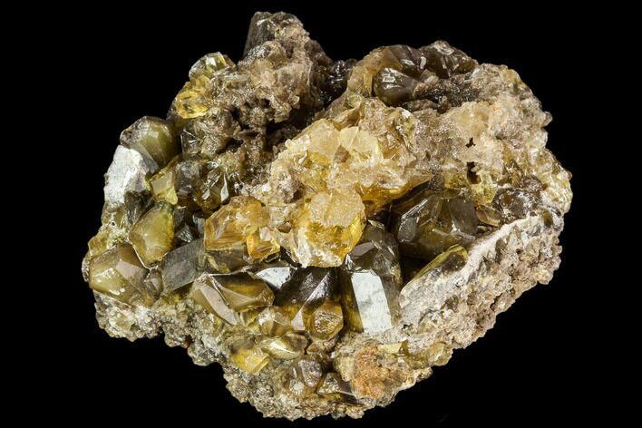 Yellow Barite Crystal Cluster - China #112641